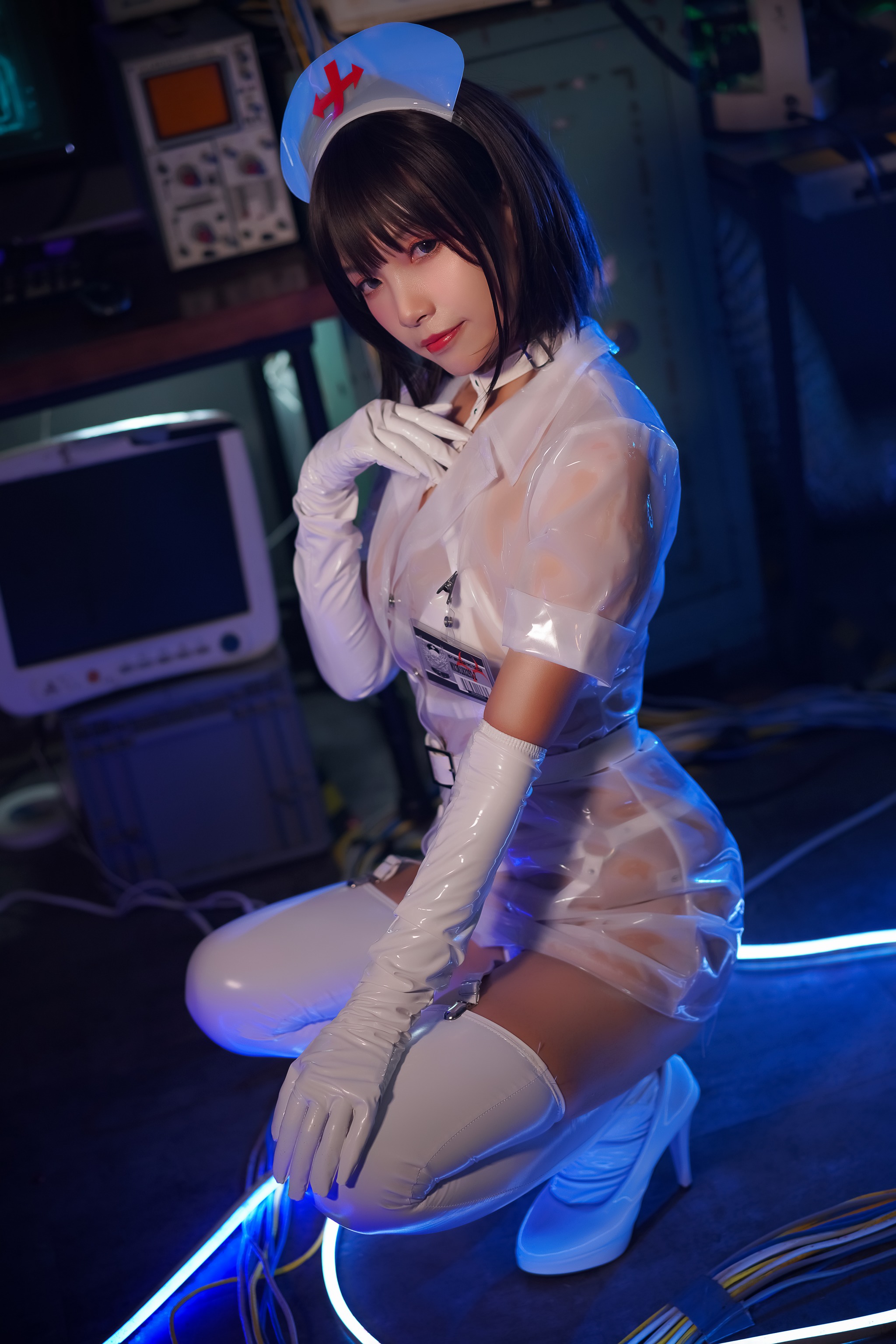 Neko-薇薇 - NO.011 透明护士[51P]-XikXak
